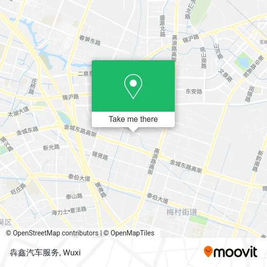 犇鑫汽车服务 map