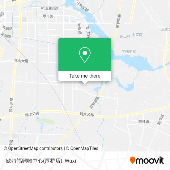 欧特福购物中心(厚桥店) map