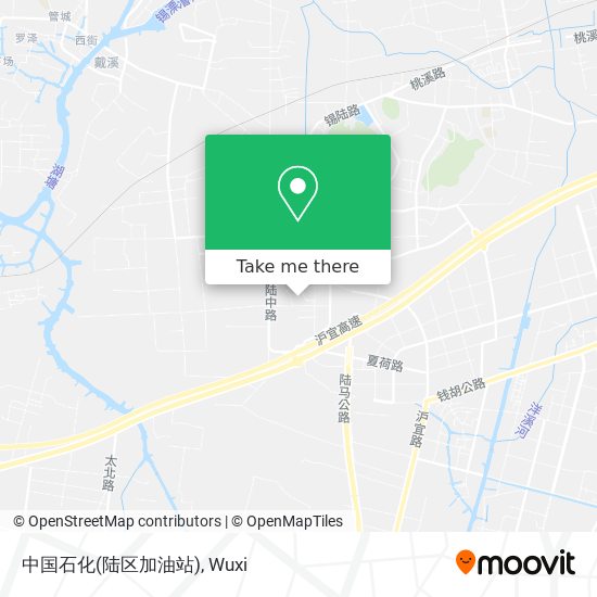 中国石化(陆区加油站) map