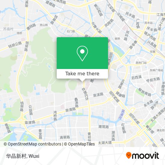 华晶新村 map