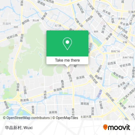 华晶新村 map