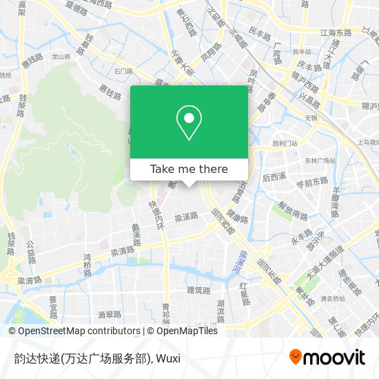 韵达快递(万达广场服务部) map