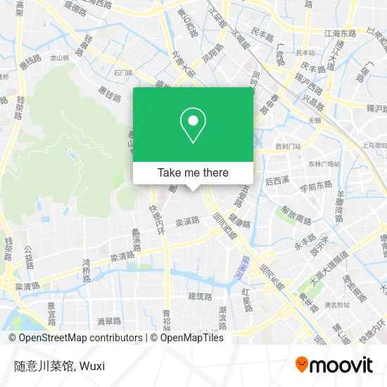 随意川菜馆 map