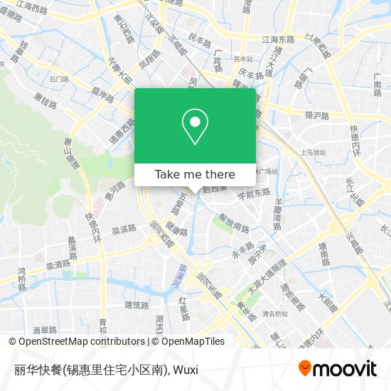 丽华快餐(锡惠里住宅小区南) map