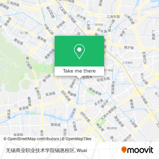 无锡商业职业技术学院锡惠校区 map