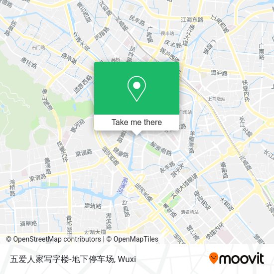 五爱人家写字楼-地下停车场 map