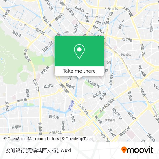 交通银行(无锡城西支行) map
