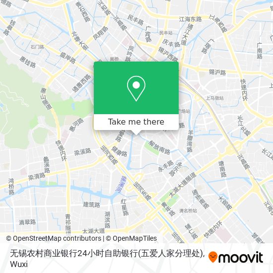 无锡农村商业银行24小时自助银行(五爱人家分理处) map