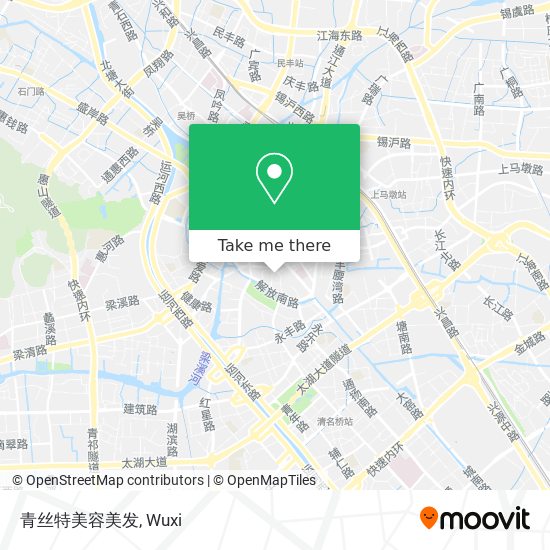 青丝特美容美发 map