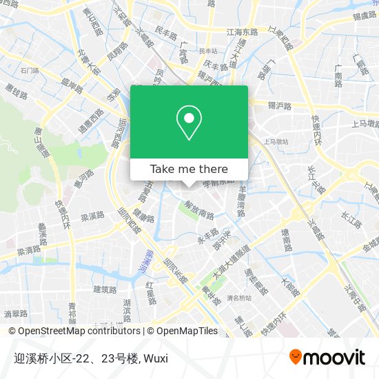 迎溪桥小区-22、23号楼 map