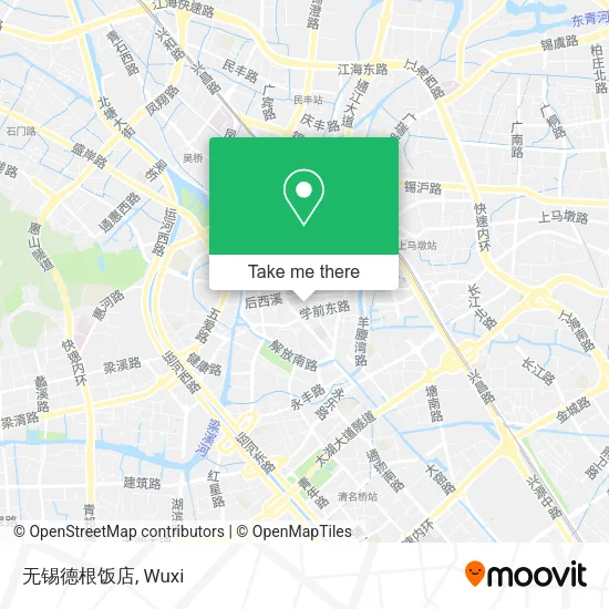 无锡德根饭店 map