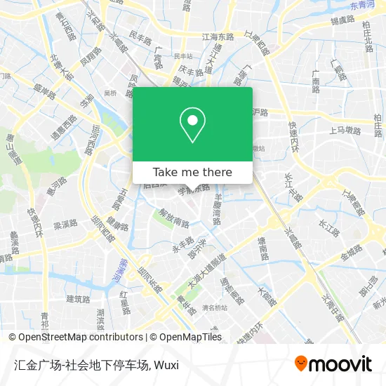 汇金广场-社会地下停车场 map