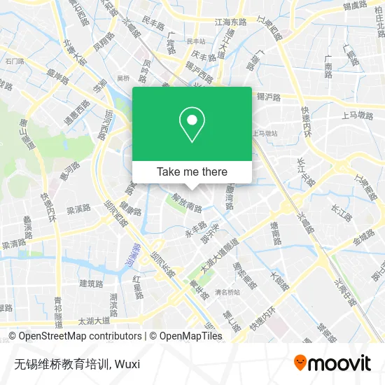无锡维桥教育培训 map