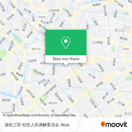 柴机三区-社区人民调解委员会 map