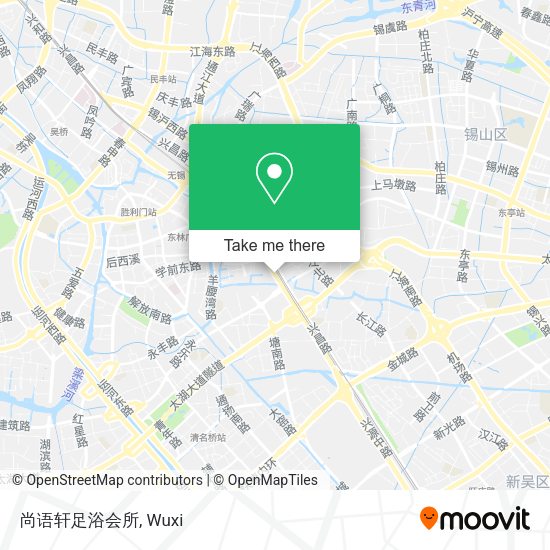 尚语轩足浴会所 map