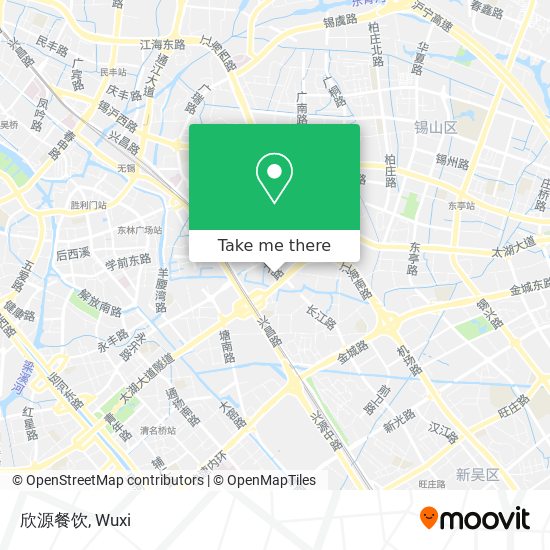 欣源餐饮 map