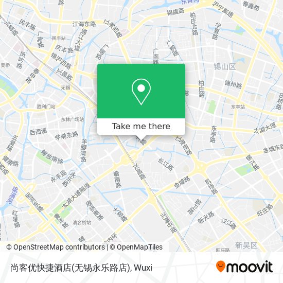 尚客优快捷酒店(无锡永乐路店) map