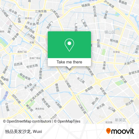 独品美发沙龙 map