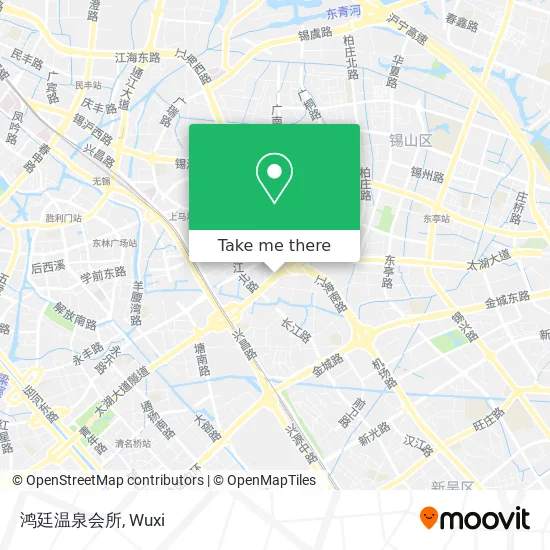 鸿廷温泉会所 map