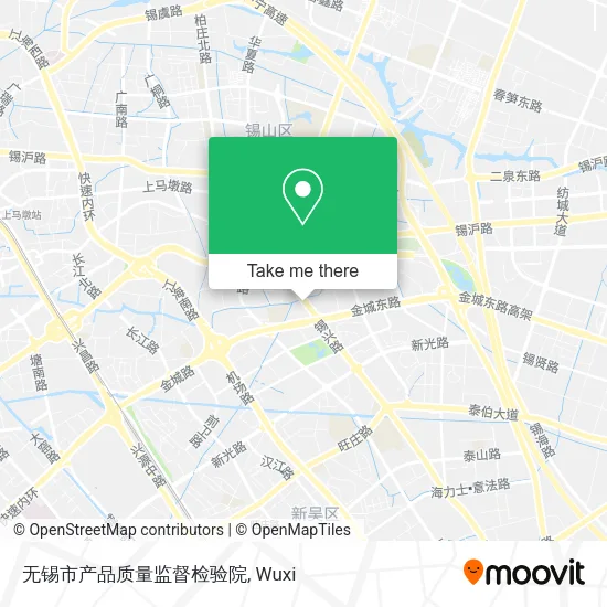 无锡市产品质量监督检验院 map