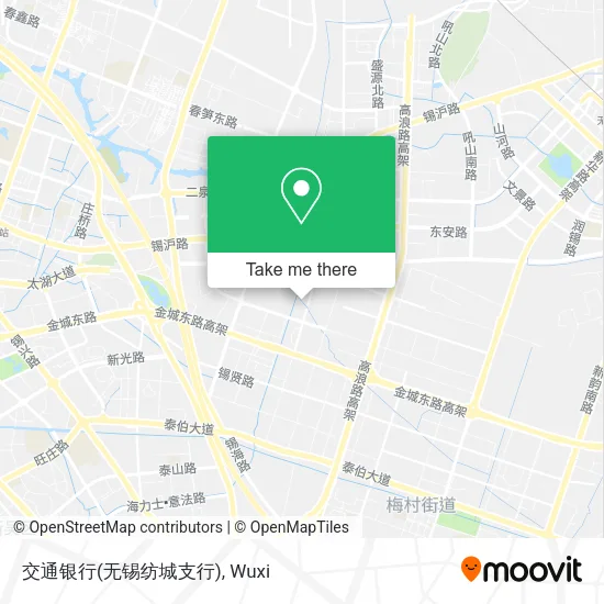 交通银行(无锡纺城支行) map