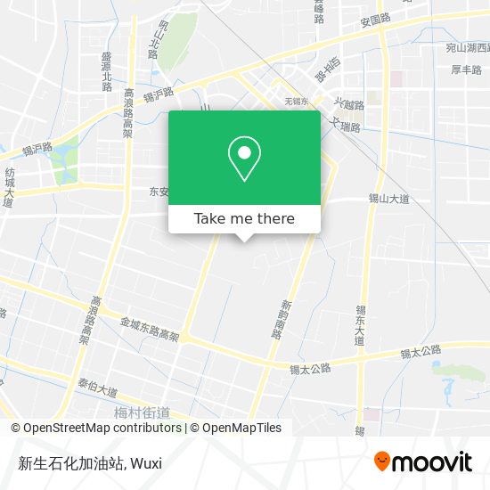 新生石化加油站 map