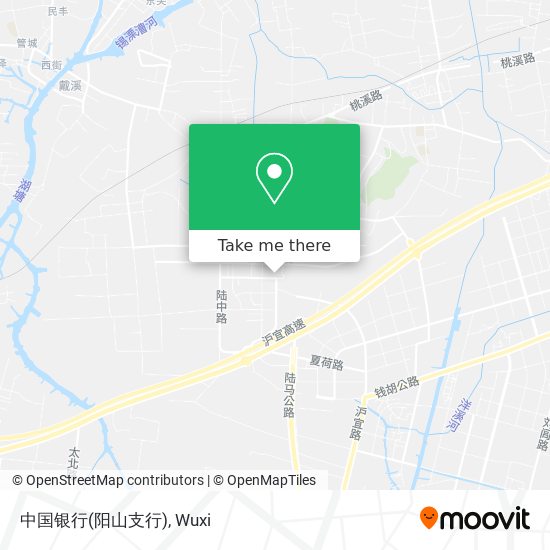 中国银行(阳山支行) map