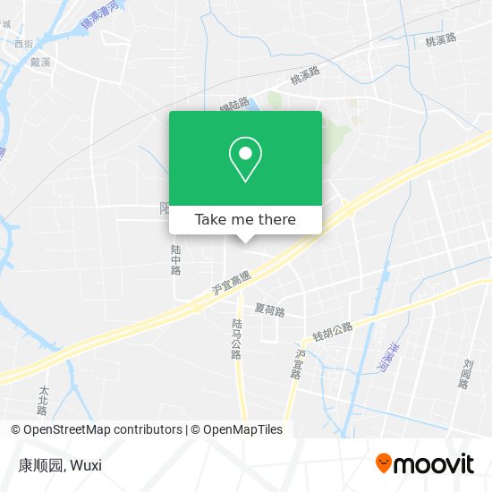 康顺园 map