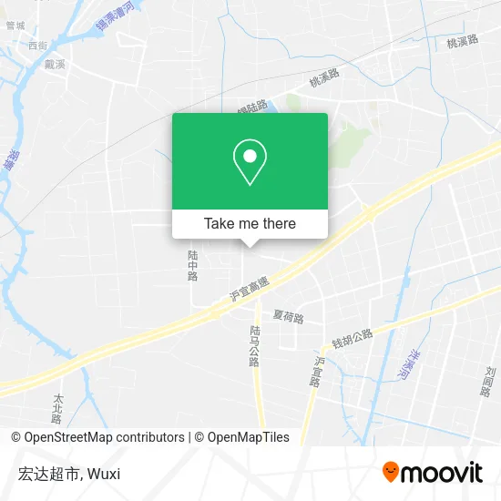 宏达超市 map