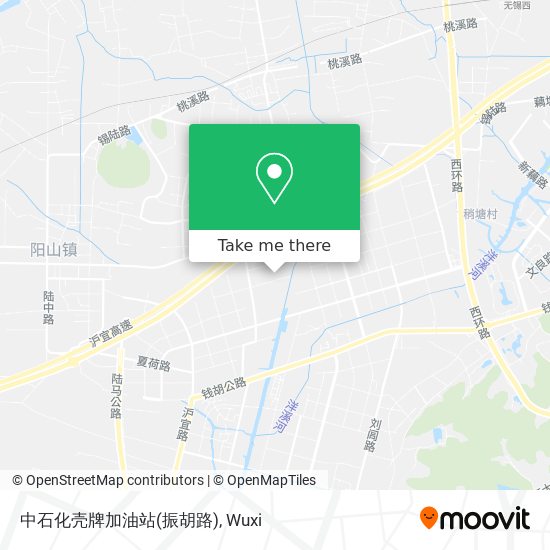 中石化壳牌加油站(振胡路) map
