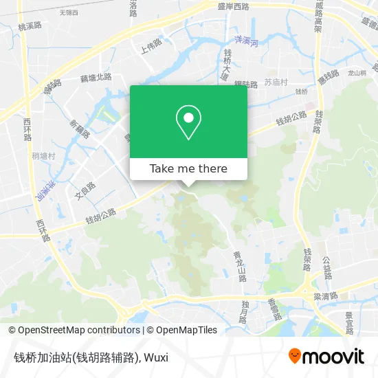 钱桥加油站(钱胡路辅路) map