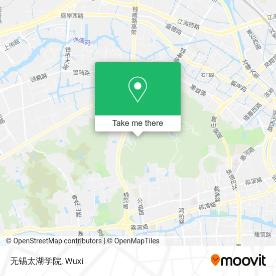 无锡太湖学院 map