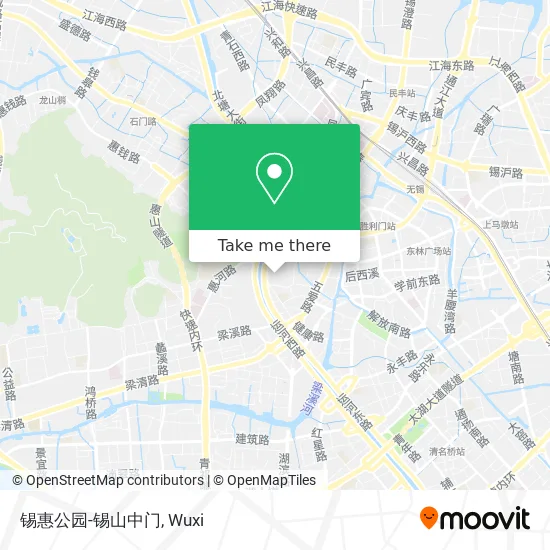 锡惠公园-锡山中门 map
