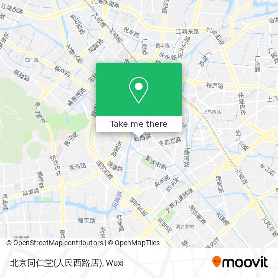 北京同仁堂(人民西路店) map