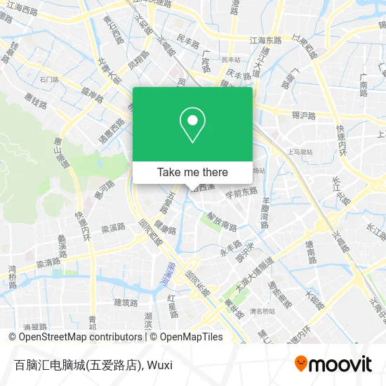 百脑汇电脑城(五爱路店) map