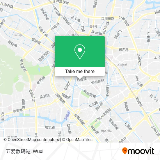 五爱数码港 map