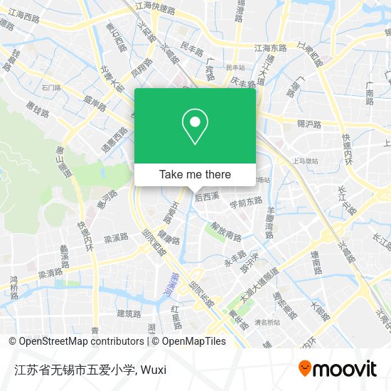 江苏省无锡市五爱小学 map
