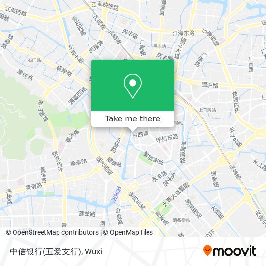 中信银行(五爱支行) map