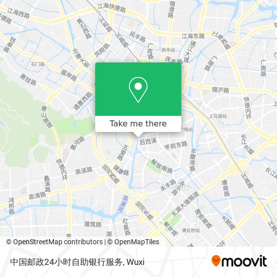 中国邮政24小时自助银行服务 map