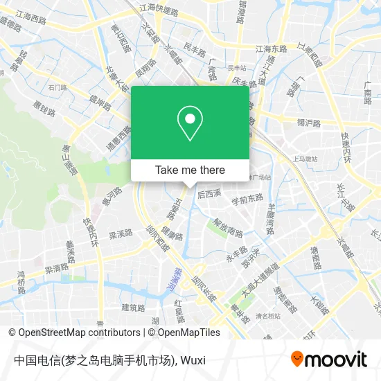 中国电信(梦之岛电脑手机市场) map