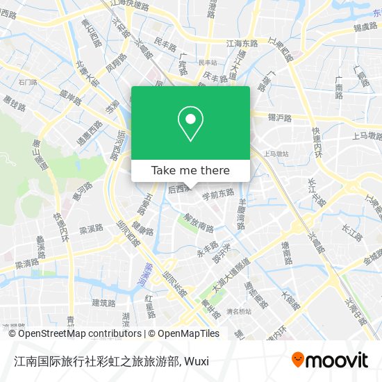 江南国际旅行社彩虹之旅旅游部 map