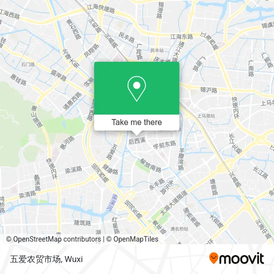 五爱农贸市场 map