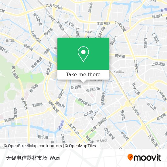 无锡电信器材市场 map