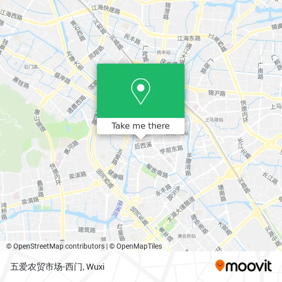 五爱农贸市场-西门 map