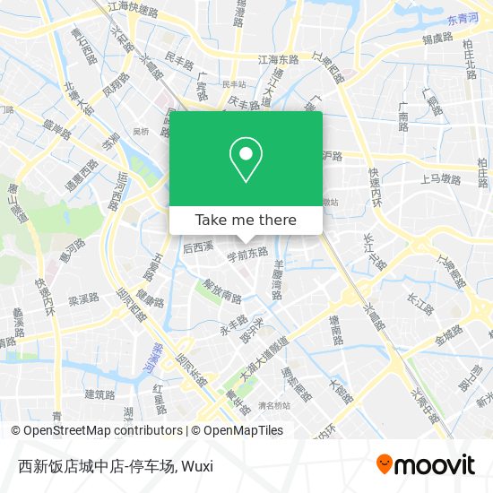 西新饭店城中店-停车场 map