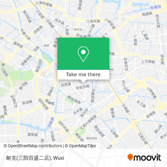 耐克(三阳百盛二店) map