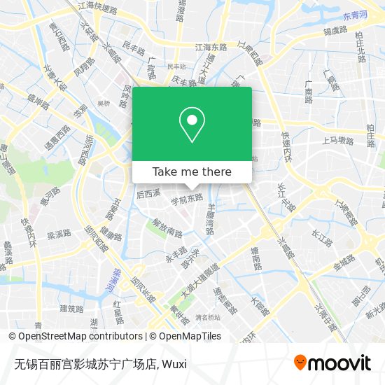 无锡百丽宫影城苏宁广场店 map