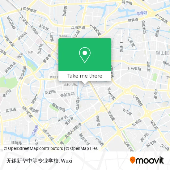 无锡新华中等专业学校 map