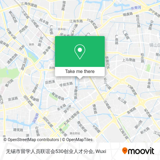 无锡市留学人员联谊会530创业人才分会 map
