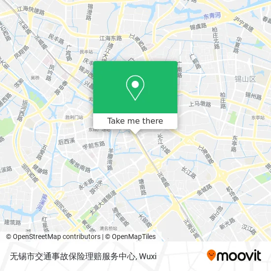 无锡市交通事故保险理赔服务中心 map